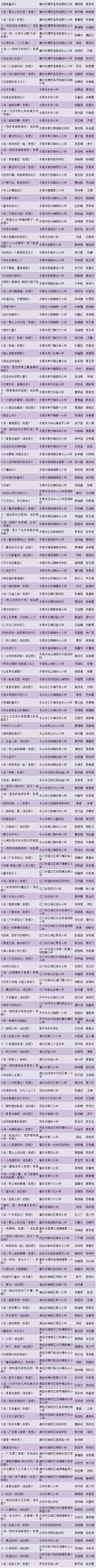 第十二届广东省中小学“暑假读一本好书”活动获奖名单公布啦！